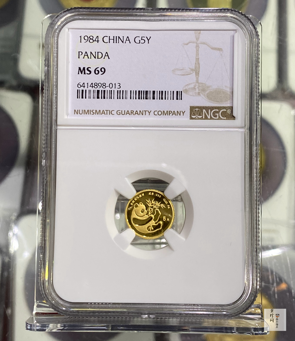 【840109】1984年熊猫1/20盎司普制金币