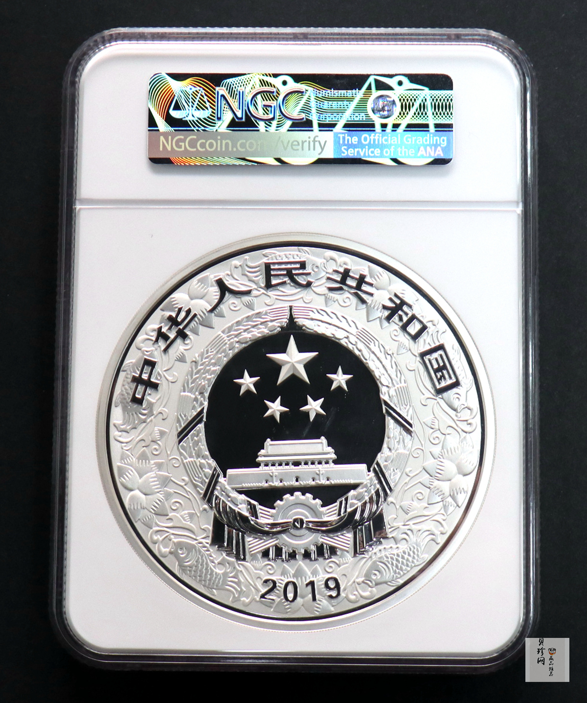 【191121】2019中国己亥（猪）年金银纪念币1公斤圆形银质纪念币