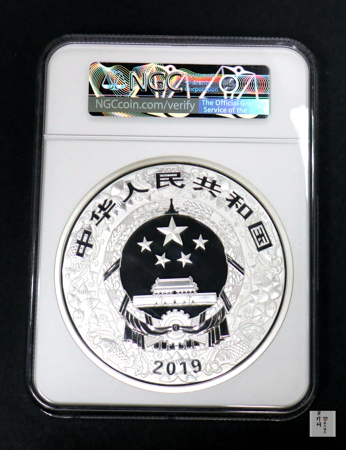 【191115】2019中国己亥（猪）年金银纪念币1公斤圆形银币