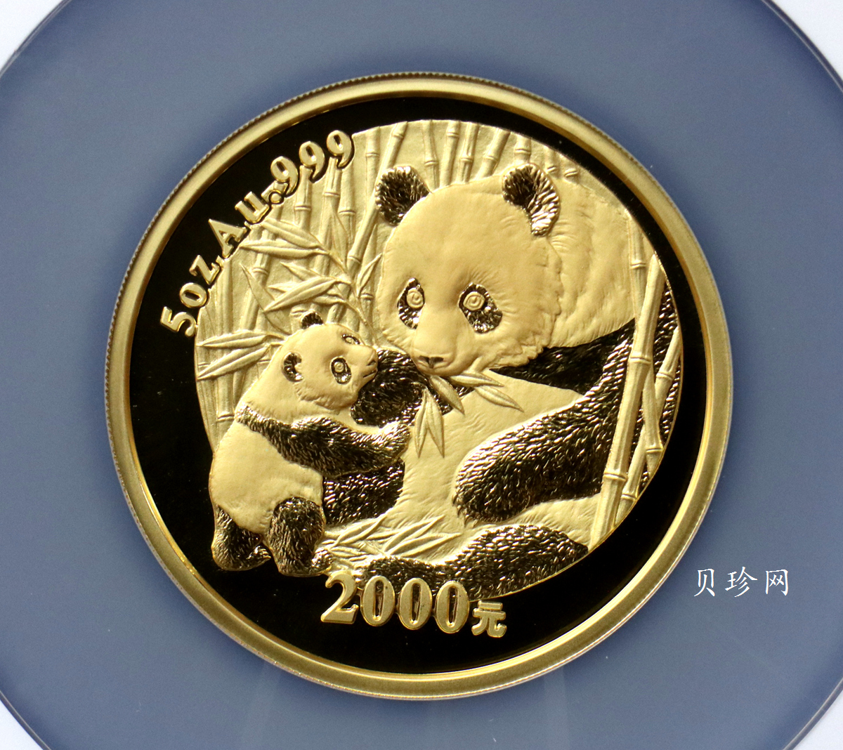 【050107】2005年熊猫5盎司精制金币