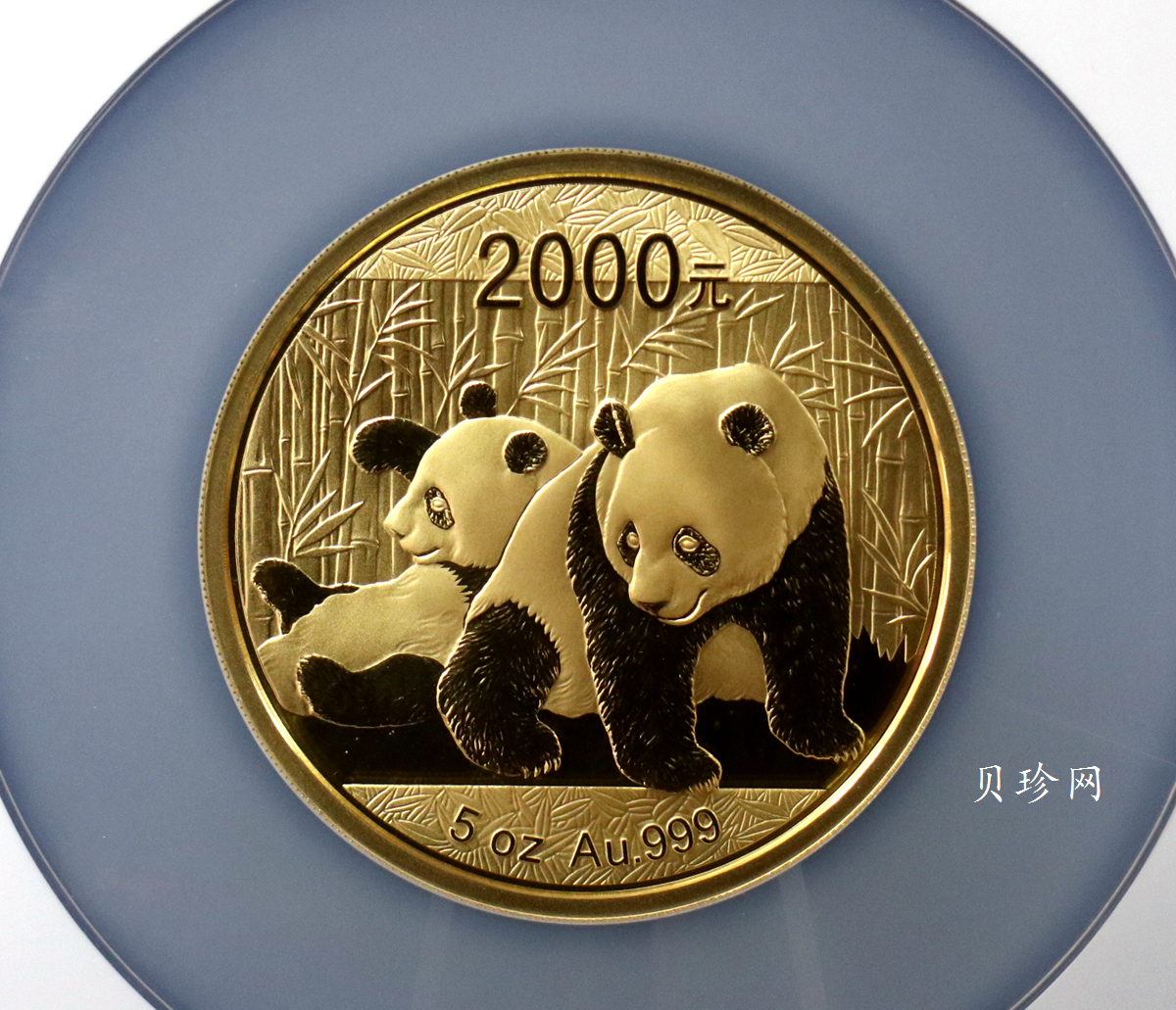 【100106】2010年熊猫5盎司精制金币
