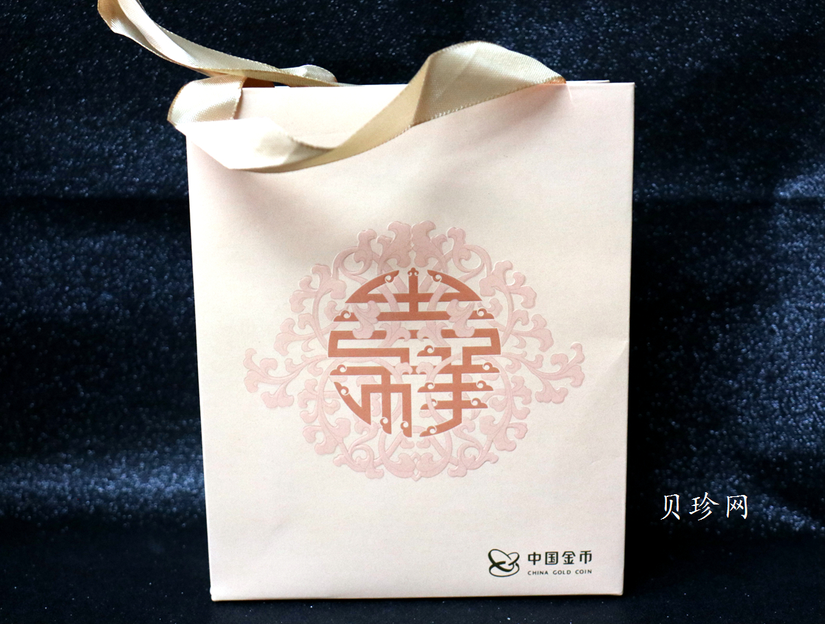 【220405】2022年吉祥文化龙凤呈祥30克心形银币