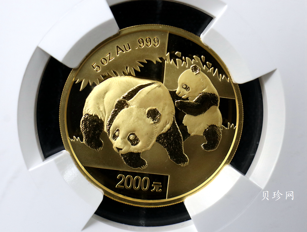 【080107】2008年熊猫5盎司精制金币