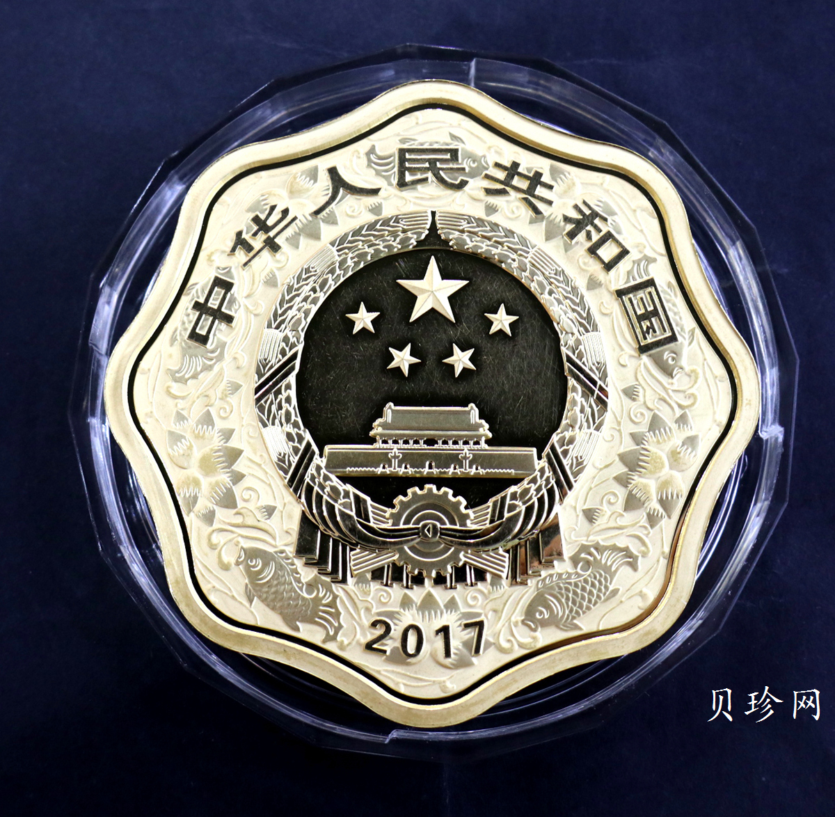 【161514】2017年丁酉（鸡）年生肖流通纪念币-雄鸡1公斤梅花精制金币