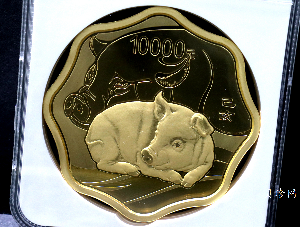 【191114】2019年中国己亥（猪）年1公斤梅花形精制金币