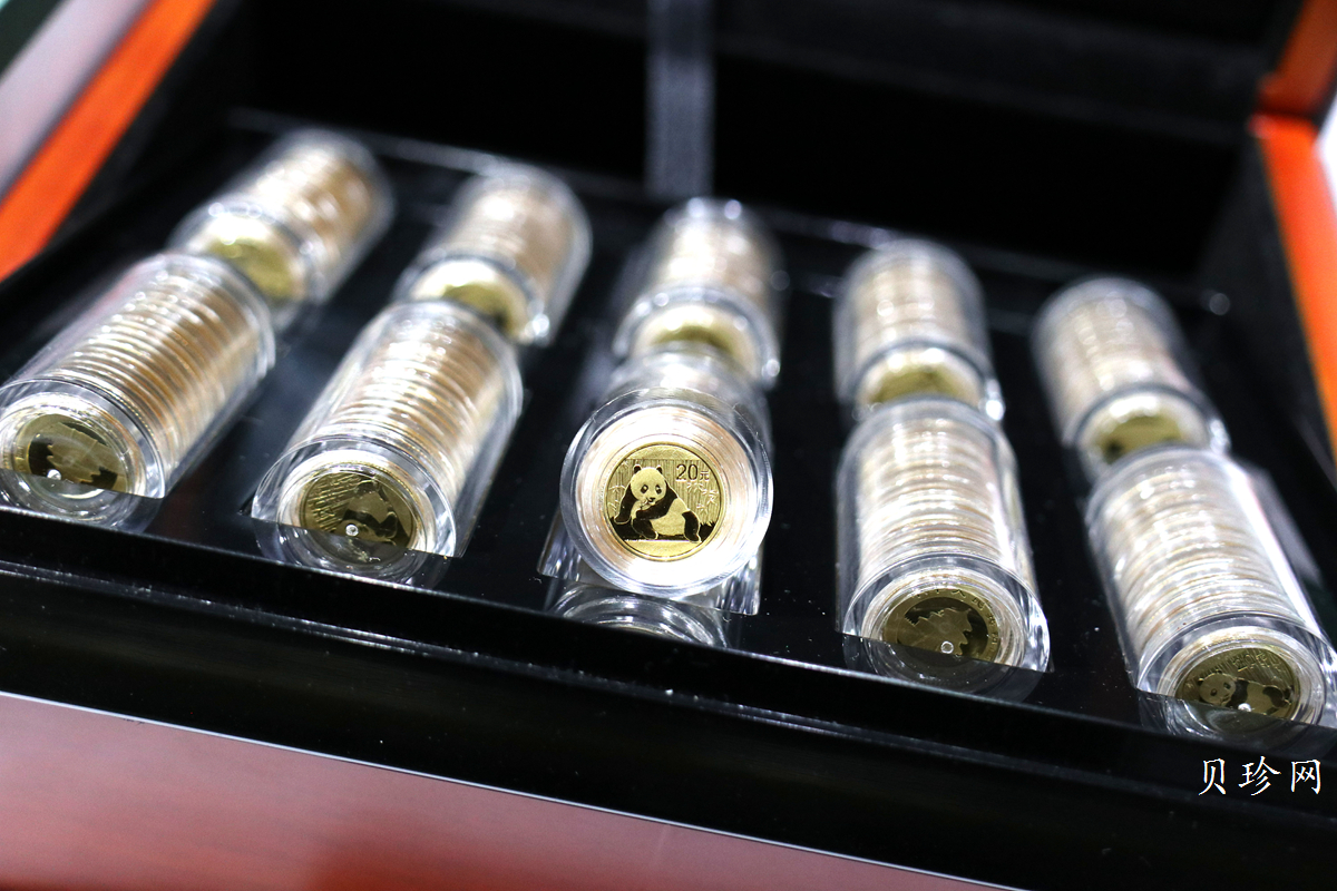 【159490】2015年熊猫1/20盎司普制金币 100枚