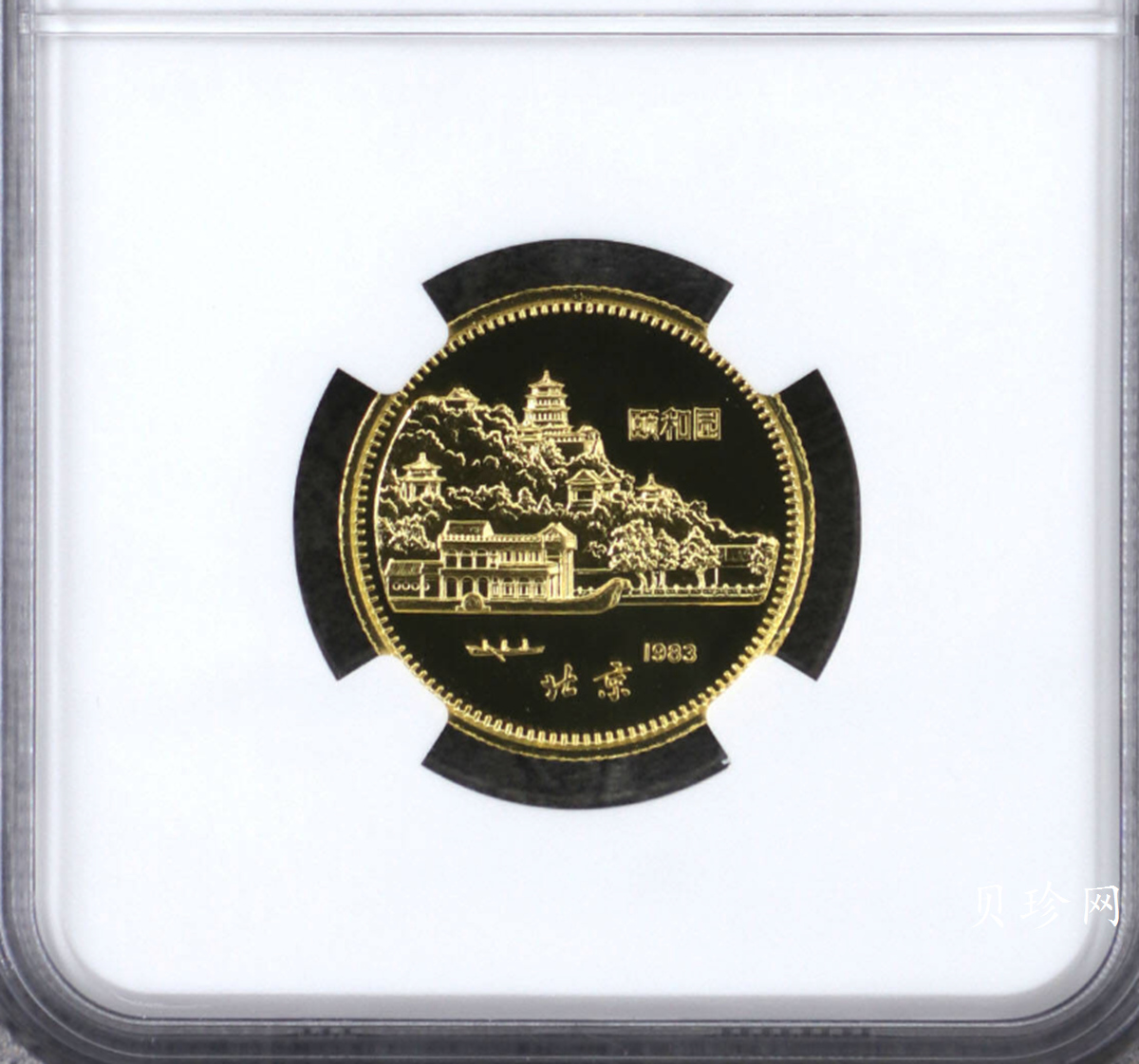 【830201】1983中国癸亥（猪）年-双猪图8克精制金币