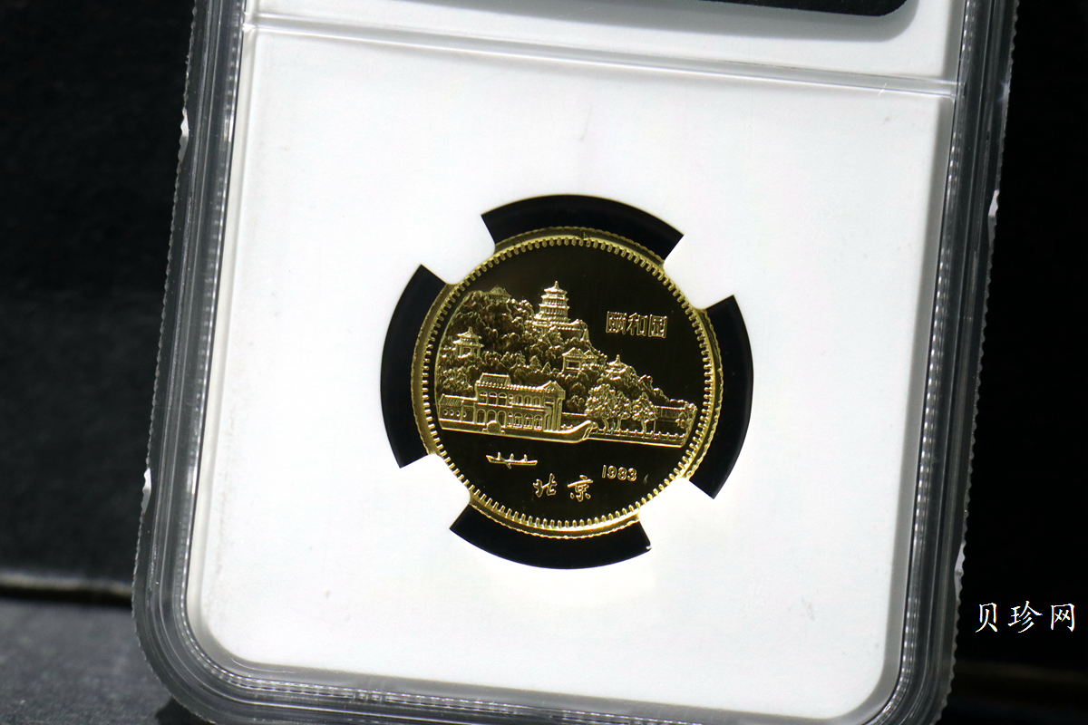 【830201】1983中国癸亥（猪）年-双猪图8克精制金币