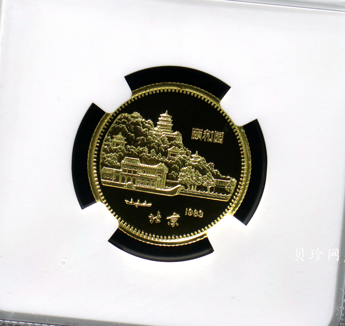 【830201】1983中国癸亥（猪）年-双猪图8克精制金币