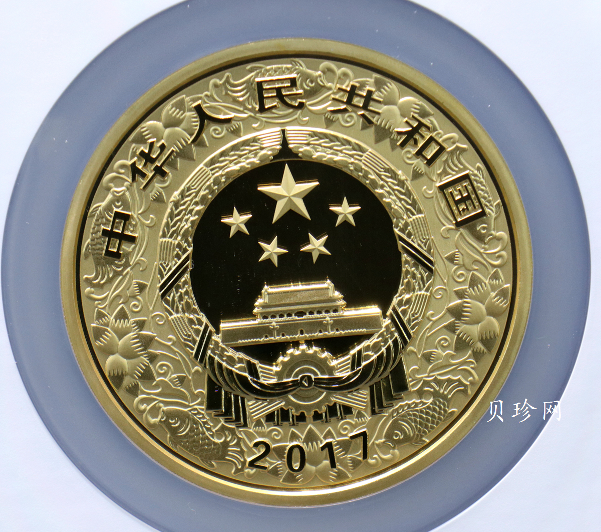 【161513】2017年丁酉（鸡）年生肖流通纪念币-雄鸡500克精制金币