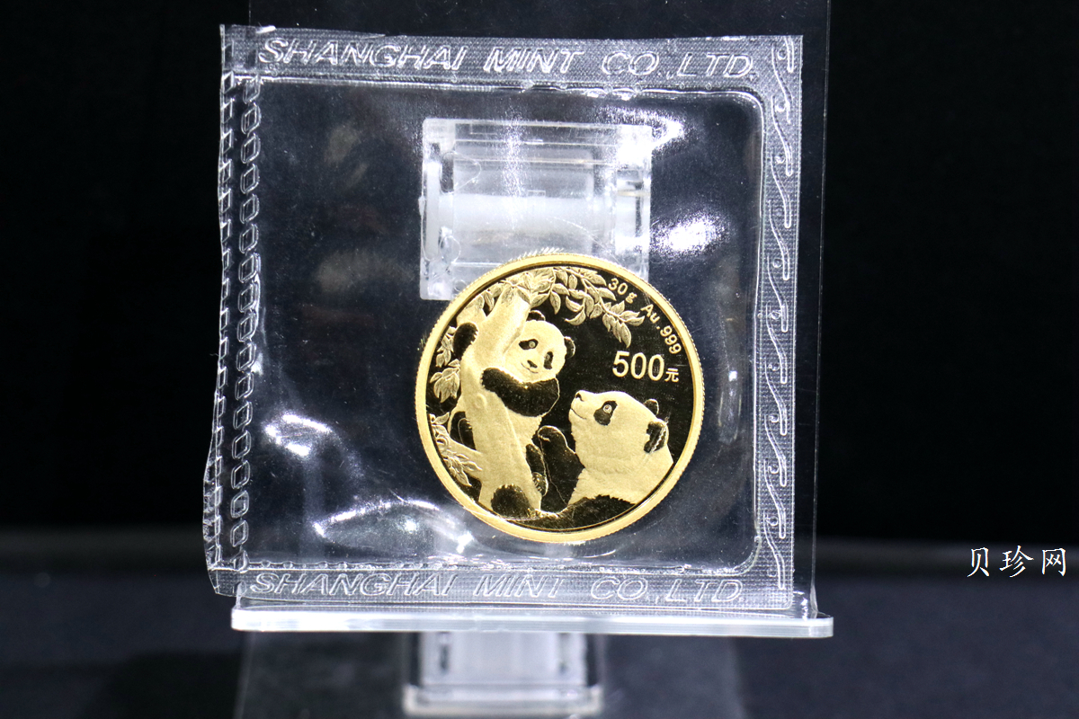 【210101】2021年熊猫30克普制金币