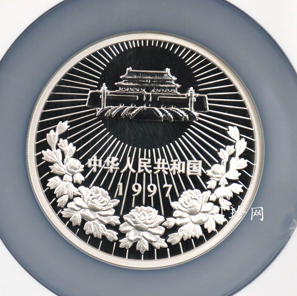 【971003】1997年澳门回归祖国金银纪念币（第1组）-邓小平5盎司精制银币