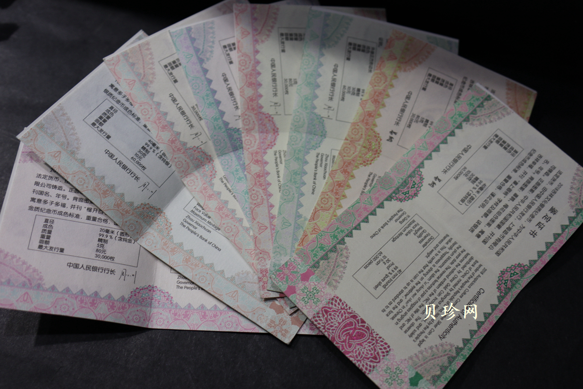【189850】2018年吉祥文化纪念金银币8枚一套