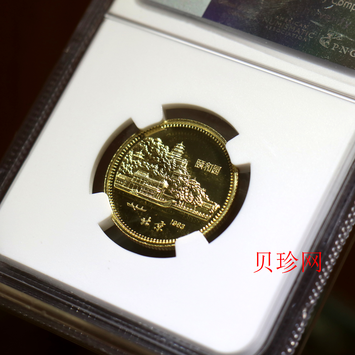 【830201】1983中国癸亥（猪）年-双猪图8克精制金币