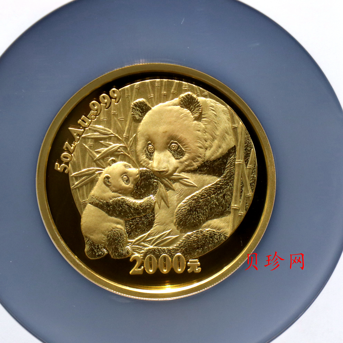 【050107】2005年熊猫5盎司精制金币