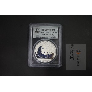 【101408】2011年熊猫1盎司普制银币