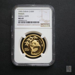 【950101】1995版熊猫1盎司普制金币
