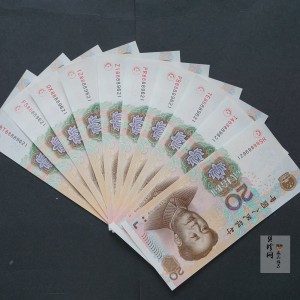 【059260】2005年贰拾元10胞胎