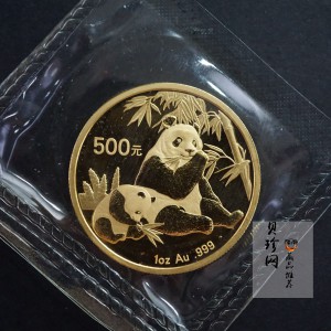 【070105】2007年熊猫1盎司普制金币