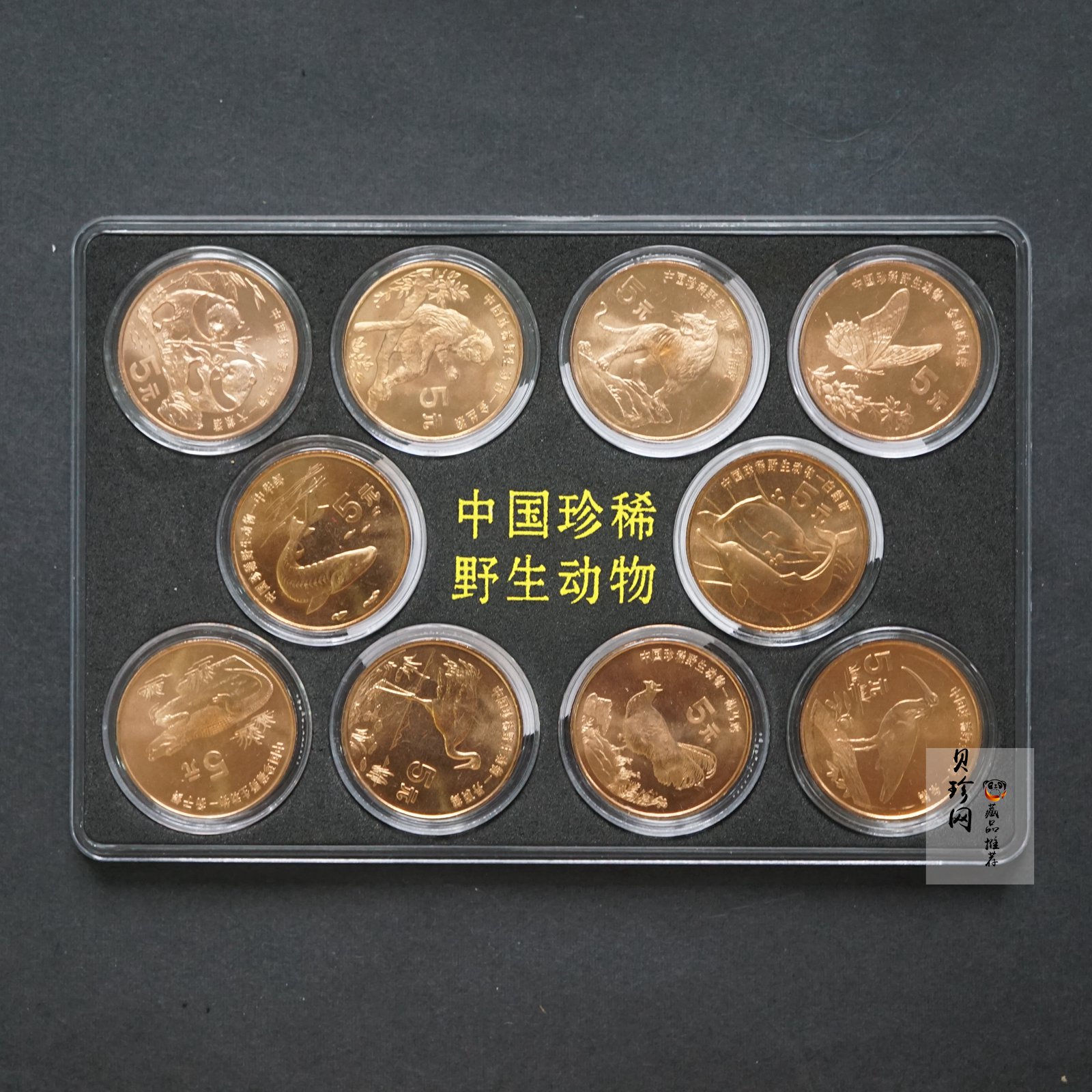 【939260】中国珍稀野生动物流通币套币