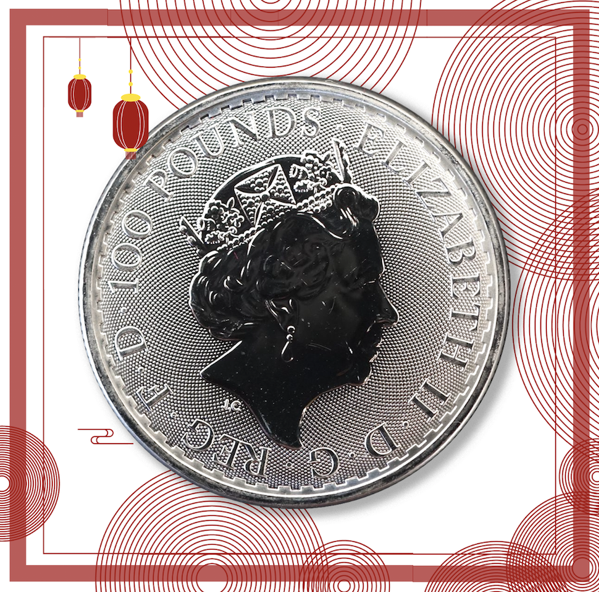 【199270】2019年英国不列颠女神1盎司铂币