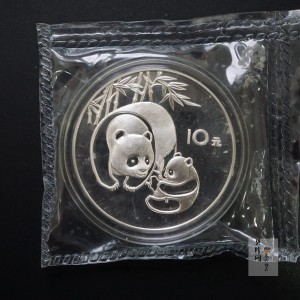 【840107】1984年熊猫27克精制银币