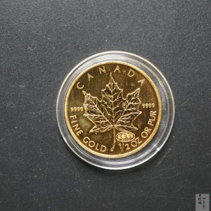 【009220】2000年加拿大枫叶普制金币15.6g