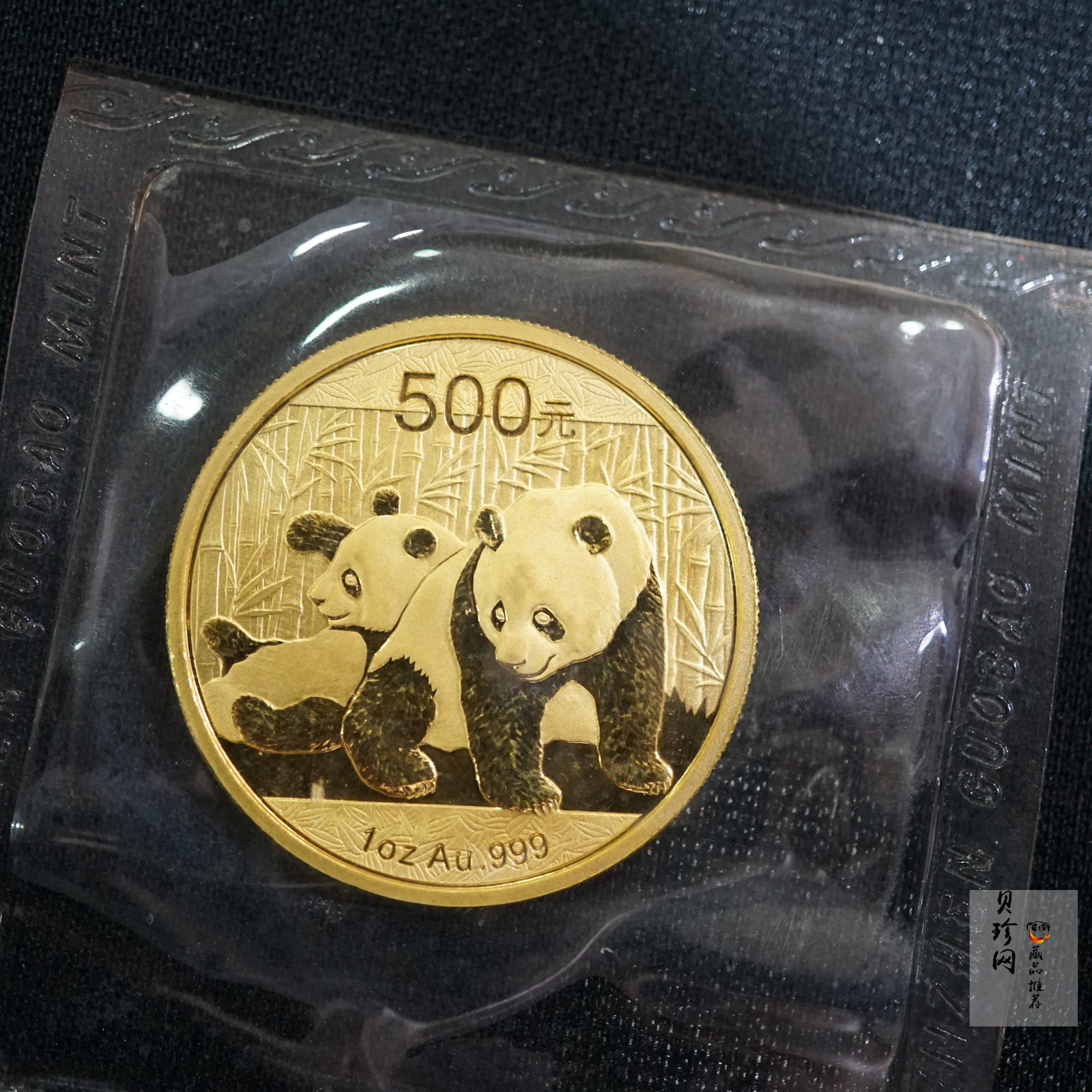 【100105】2010年熊猫1盎司普制金币