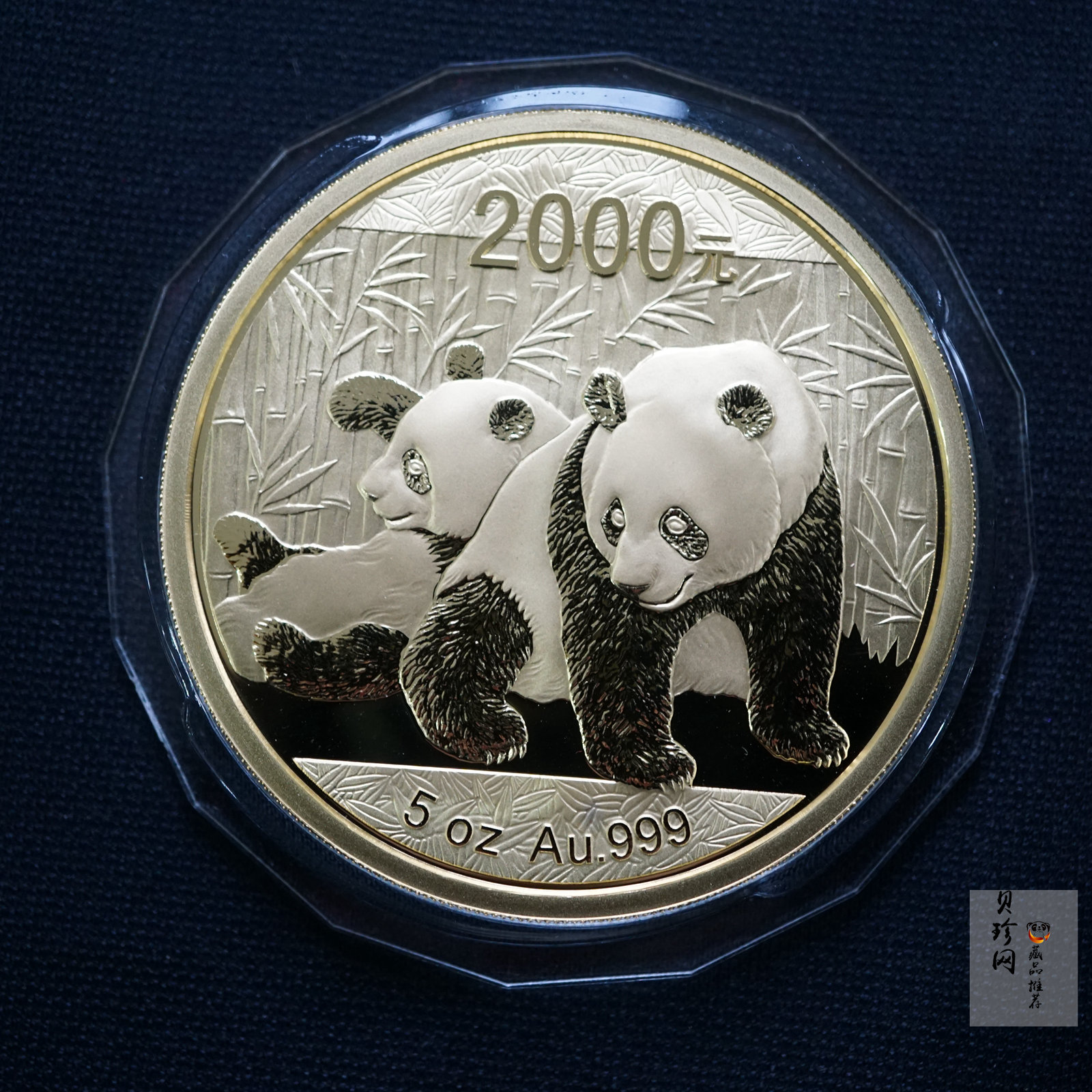 【100106】2010年熊猫5盎司精制金币