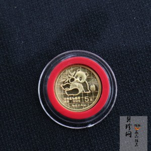 【890105】1989版熊猫1/20盎司普制金币