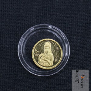 【931008】1993年观音-挥柳观音1/20盎司普制金币