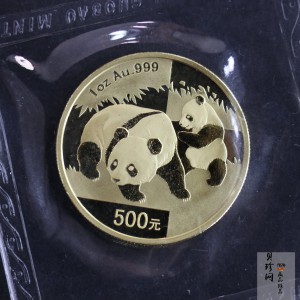 【080101】2008年熊猫1盎司普制金币