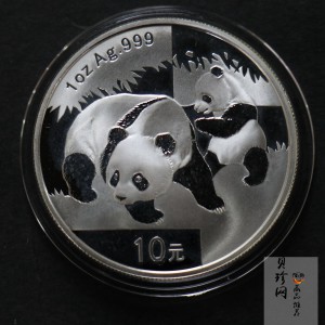 【080110】2008年熊猫1盎司普制银币