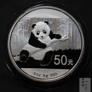 【140109】2014年熊猫5盎司精制银币