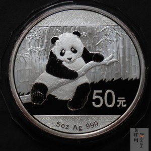【140109】2014年熊猫5盎司精制银币