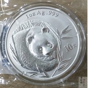 【030101】2003年熊猫1盎司普制银币