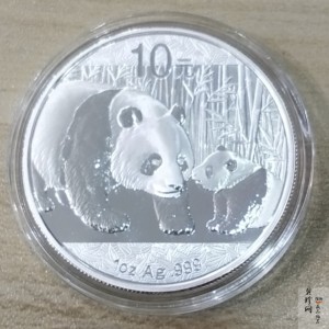 【101408】2011年熊猫1盎司普制银币