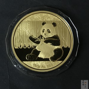 【170108】2017年熊猫150克精制金币
