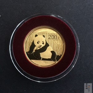 【150104】2015年熊猫1/2盎司普制金币