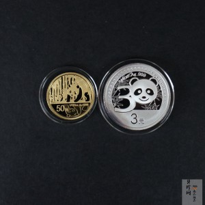 【129130】2012年中国熊猫金币发行30周年纪念精制金银币两枚一套