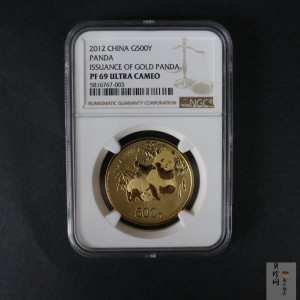 【120202】2012年熊猫金币发行30周年1盎司精制金币