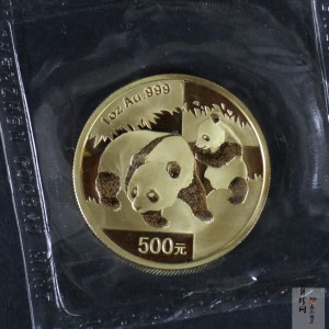 【080101】2008年熊猫1盎司普制金币