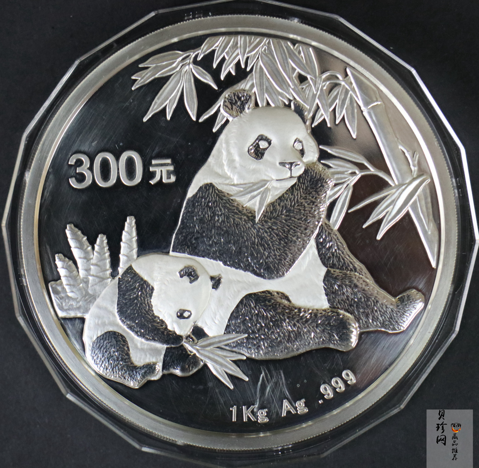 【070110】2007年熊猫1公斤精制银币