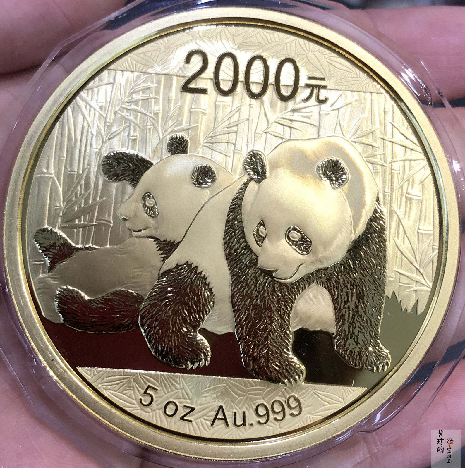 【100106】2010年熊猫5盎司精制金币