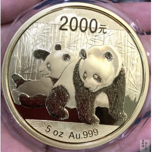 【100106】2010年熊猫5盎司精制金币
