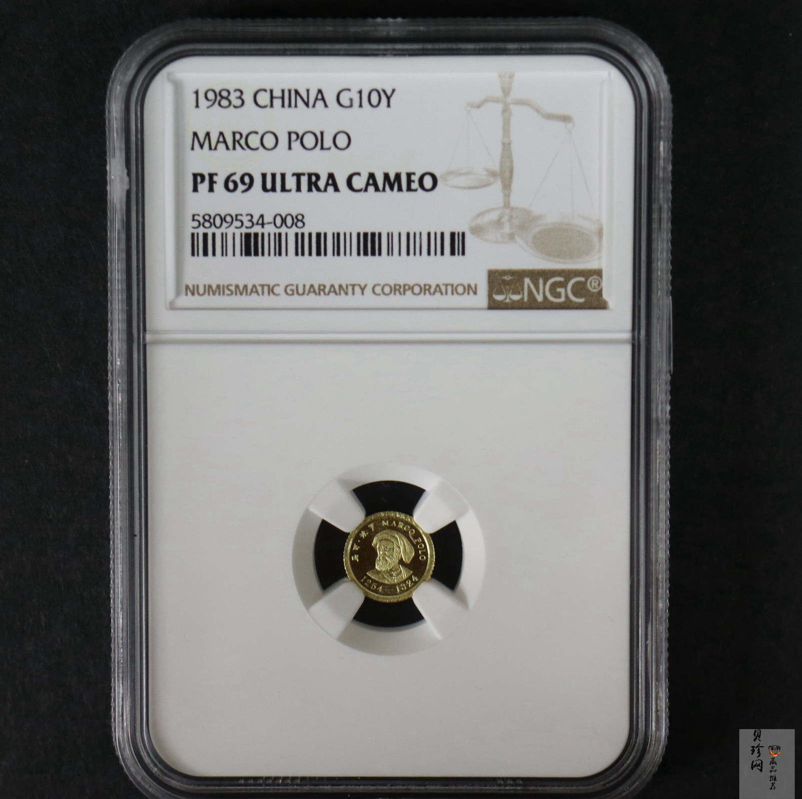 【830302】1983年马可·波罗1克精制金币