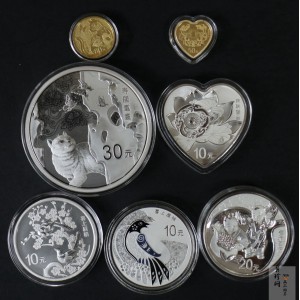 【199880】2019年吉祥文化纪念金银币7枚一套