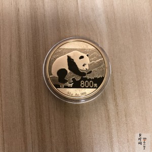 【160106】2016年熊猫50克精制金币