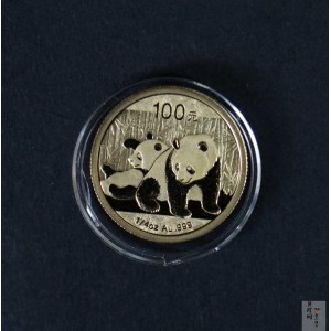 【100103】2010年熊猫1/4盎司普制金币