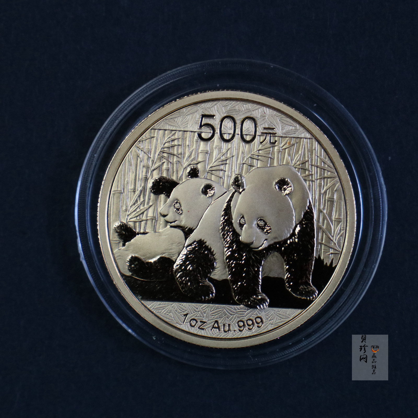 【100105】2010年熊猫1盎司普制金币